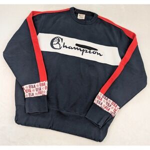Vtg Champion Todd Snyder Crewneck Mens‎ 2XL Red White Navy USA Pocket RARE